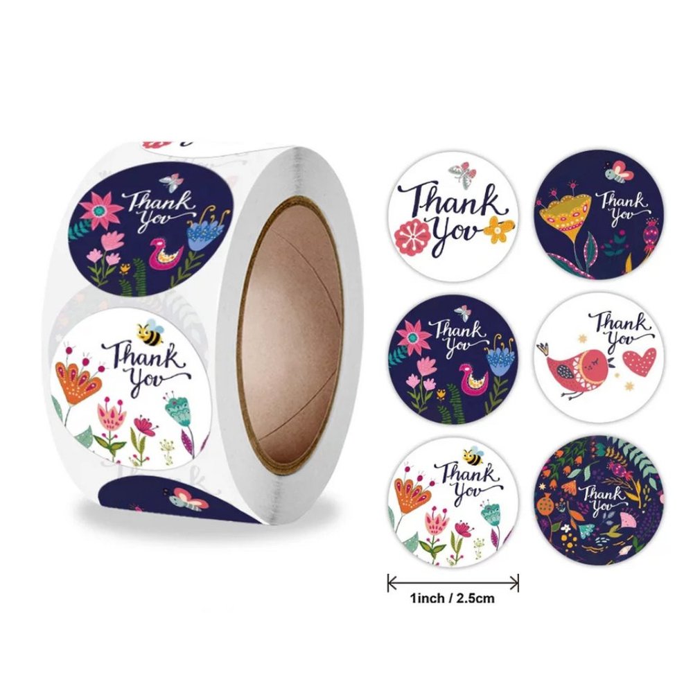Thank You for Your Order Stickers NWT 200 PCS